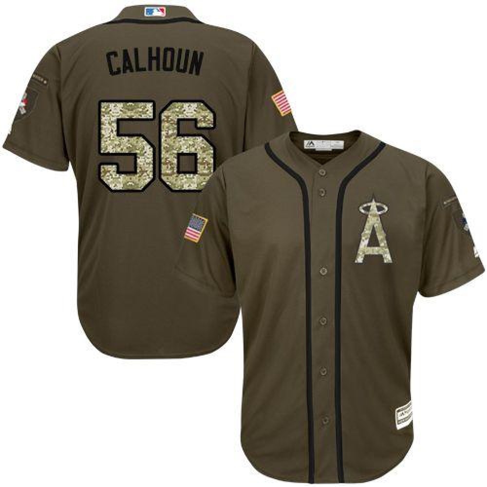 Angels_56_Kole_Calhoun_Green_Salute_to_Service_Stitched_Youth_MLB_Jersey_m9IgqoBpQ