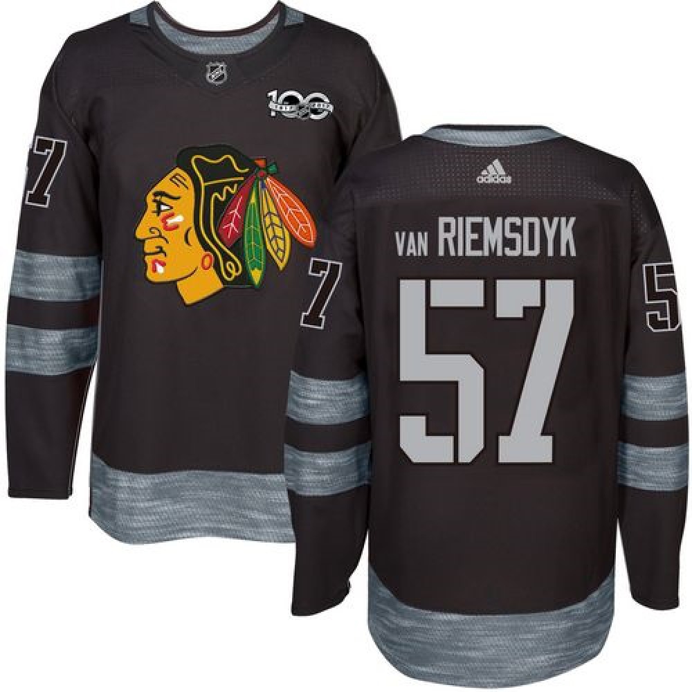 Blackhawks_57_Trevor_Van_Riemsdyk_Black_1917-2017_100th_Anniversary_Stitched_NHL_Jersey_eF9ksuqZp