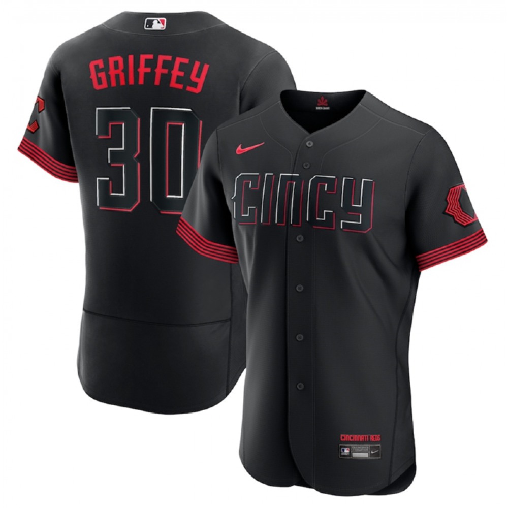 Men_s_Cincinnati_Reds_30_Ken_Griffey_Jr._Black_2023_City_Connect_Flex_Base_Stitched_Jersey_uF2nkfzjZ