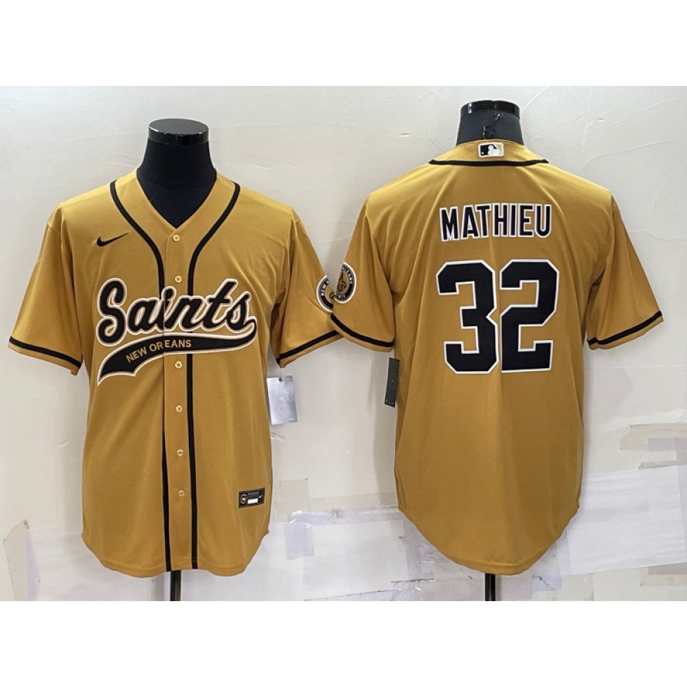 Men_s_New_Orleans_Saints_32_Tyrann_Mathieu_Gold_Cool_Base_Stitched_Baseball_Jersey_0rWk3ZM1G