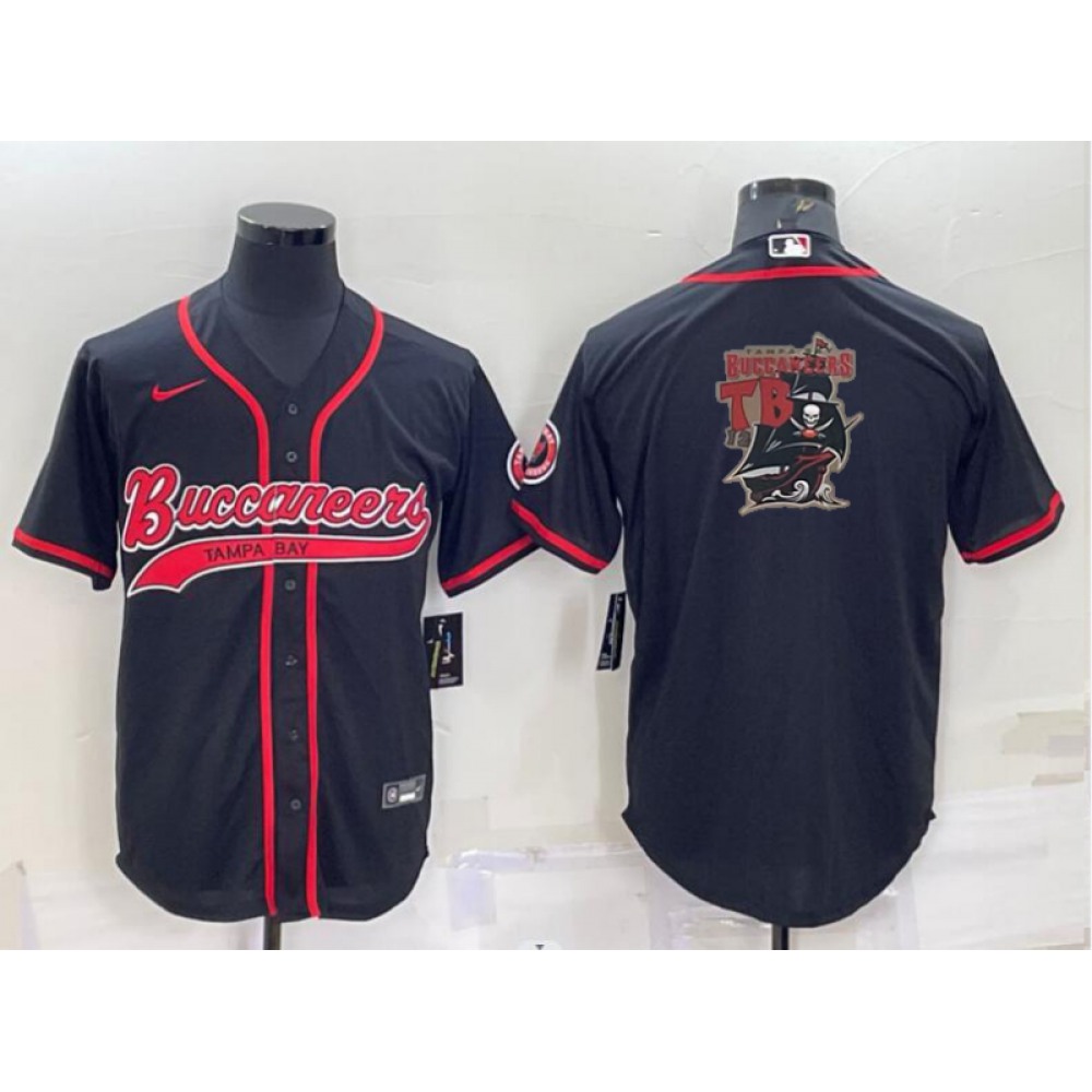 Men_s_Tampa_Bay_Buccaneers_Black_Team_Big_Logo_With_Patch_Cool_Base_Stitched_Baseball_Jersey_0J8lFogfb