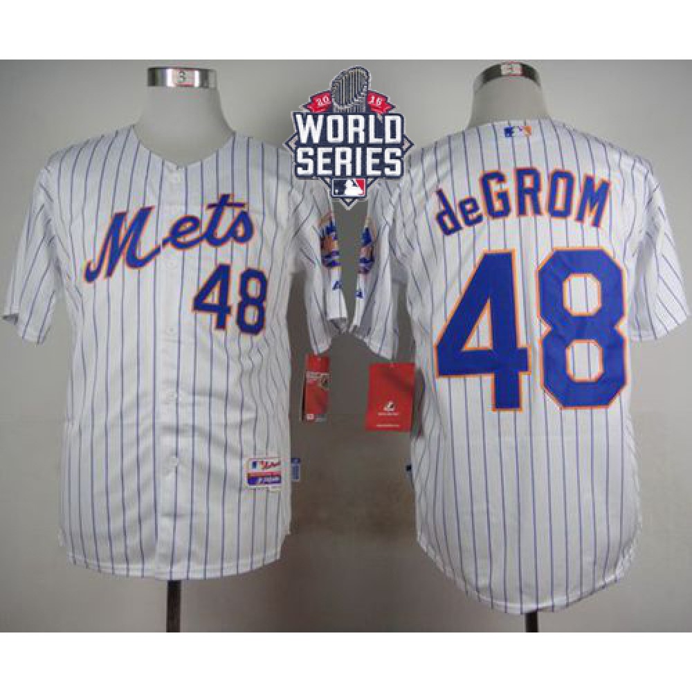 Mets_48_Jacob_DeGrom_White_Blue_Strip__Home_Cool_Base_W_2015_World_Series_Patch_Stitched_MLB_Jersey_TgOCcw6sN