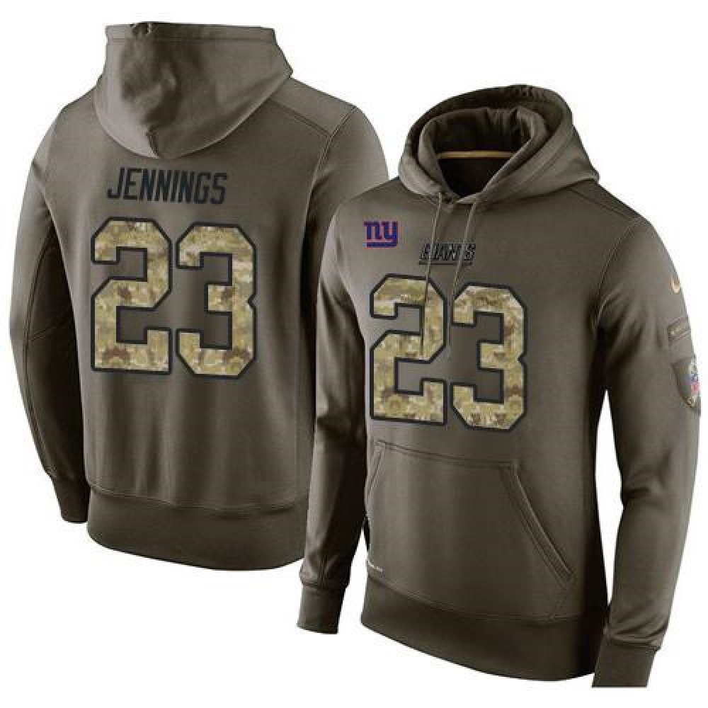 NFL_Men_s_Nike_New_York_Giants_23_Rashad_Jennings_Stitched_Green_Olive_Salute_To_Service_KO_Performa_PQ8WleDki