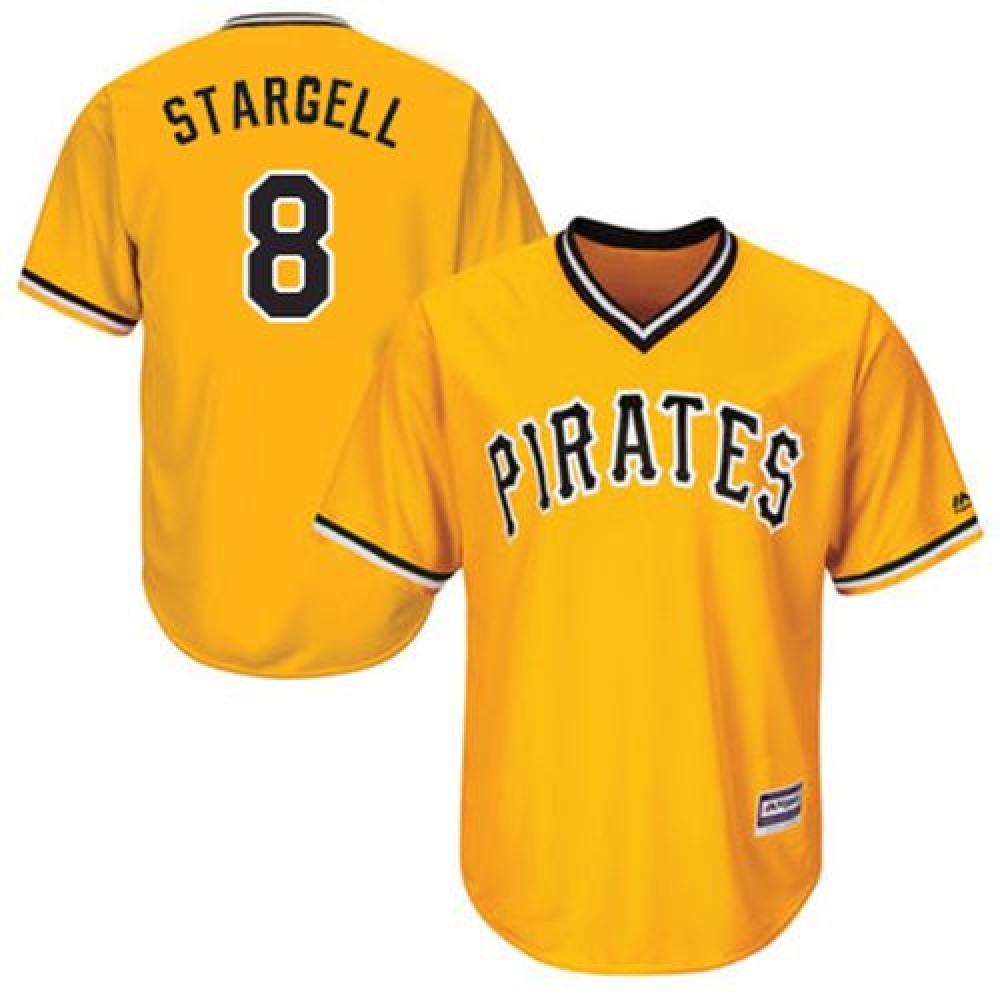 Pirates_8_Willie_Stargell_Gold_New_Cool_Base_Stitched_MLB_Jersey_1qE2LDMFz