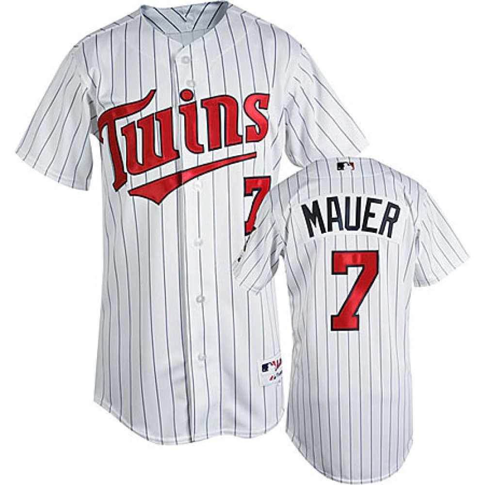Twins_7_Joe_Mauer_Stitched_White_Blue_Strip__Cool_Base_Youth_MLB_Jersey_vRByfxNtT