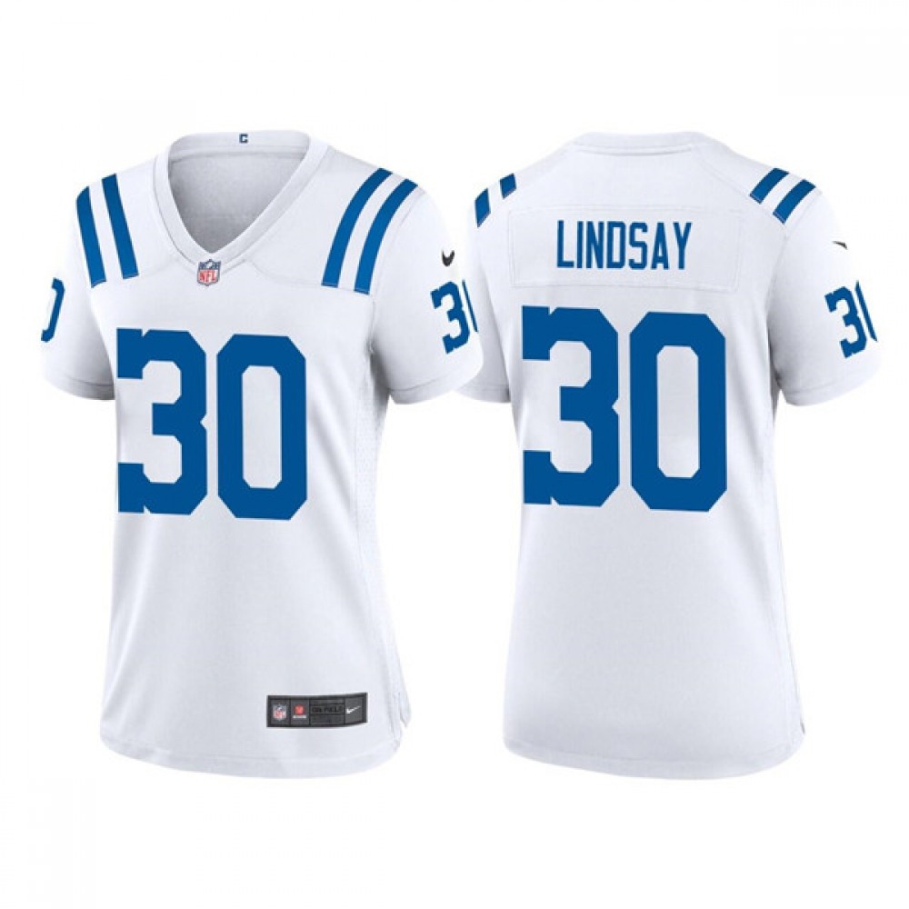 Women_s_Indianapolis_Colts_30_Phillip_Lindsay_White_Stitched_Jersey_Run_Small__MF7GwE4yZ