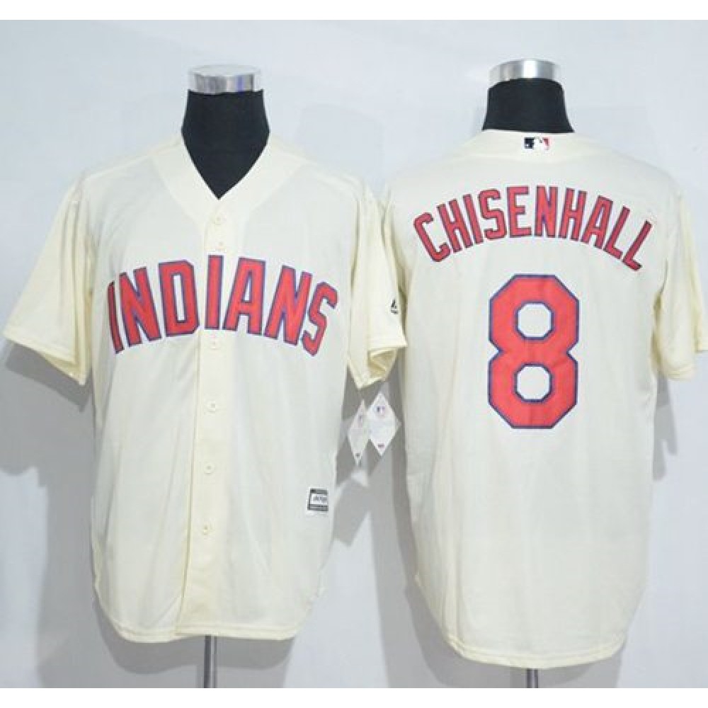 indians_8_Lonnie_Chisenhall_Cream_New_Cool_Base_Stitched_MLB_Jersey_Bdq8Gx4nv